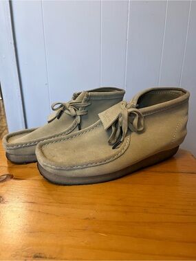 Clark’s Wallabees Boot Suede Leather Tan Chukka Maple Charles F Stead Shoes